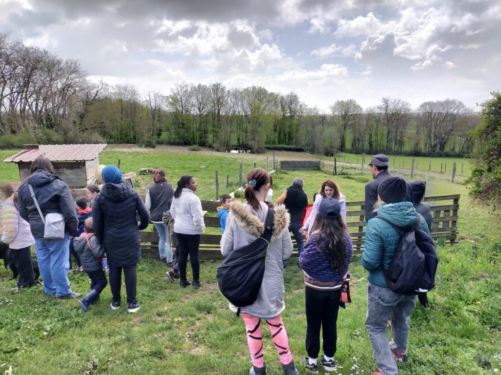 Sortie à la ferme en famille - Centre social Charpennes Tonkin